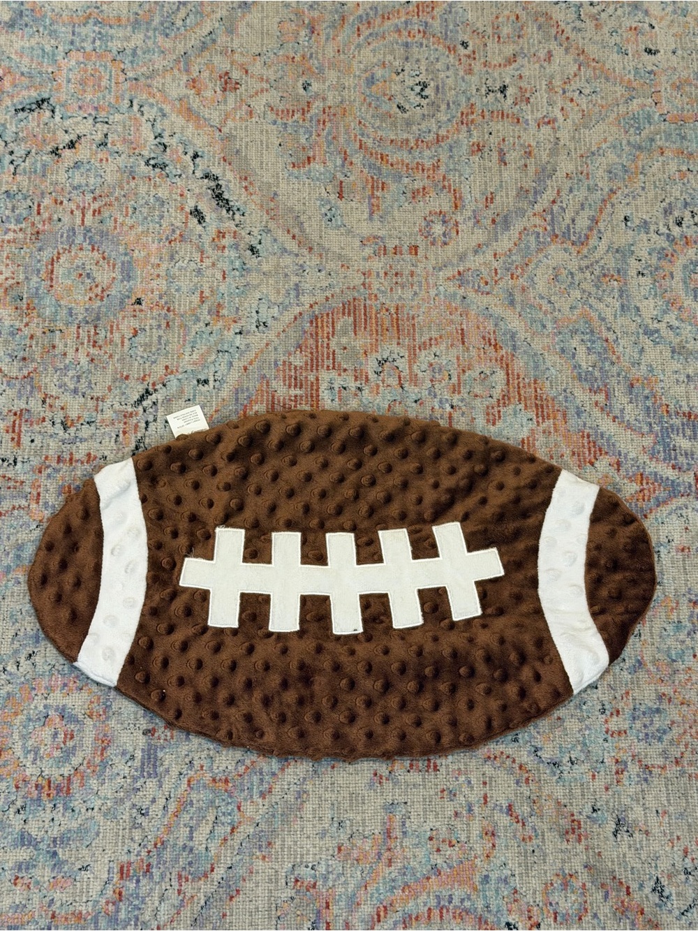 Football baby blanket